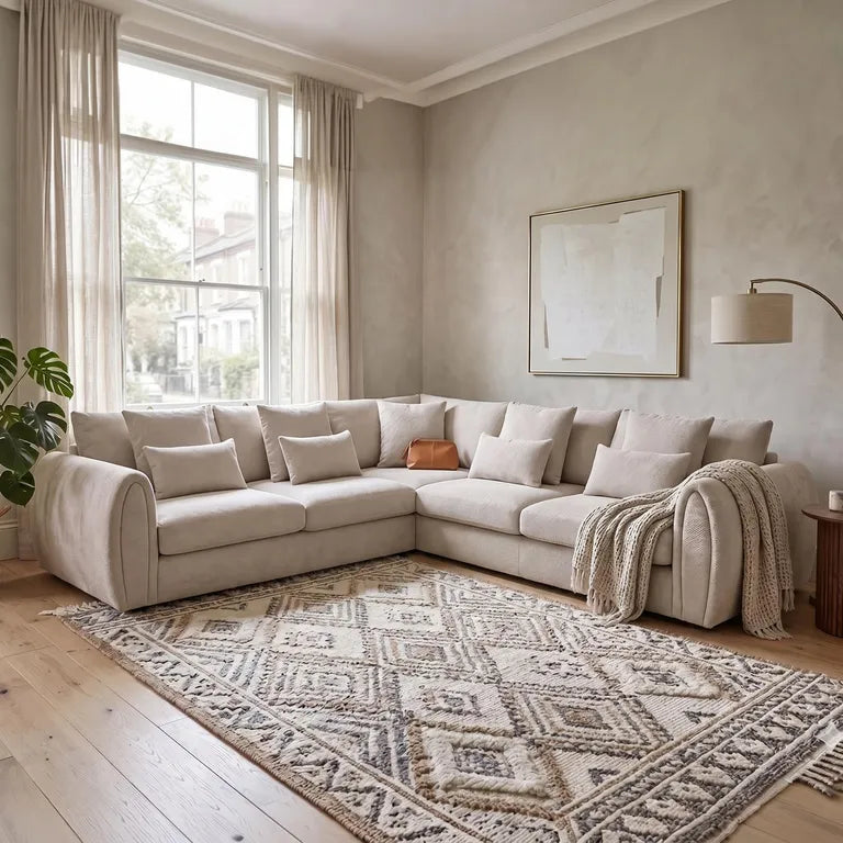 Mirabel Sofa Mocha Large Corner