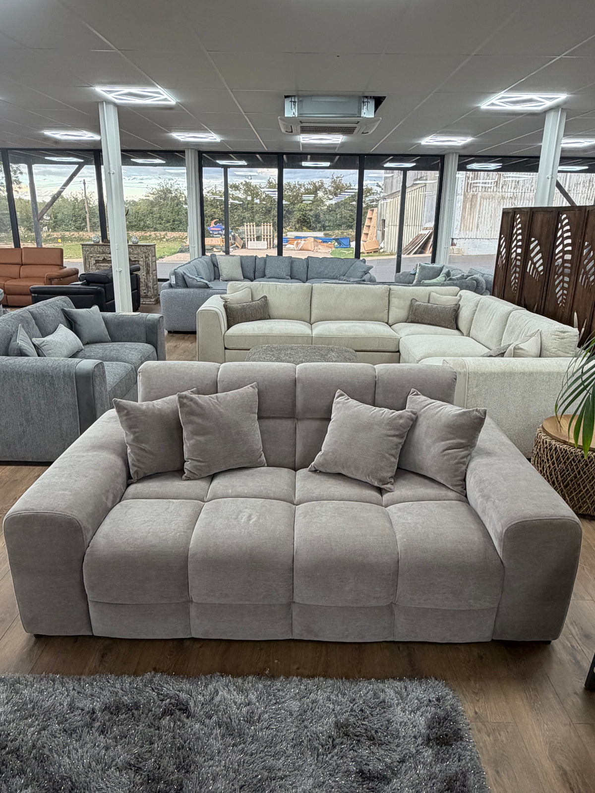 Jacob 3 Seater Sofa - Latte
