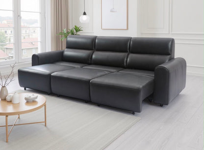 Conway Leather Electric Sofa Bed