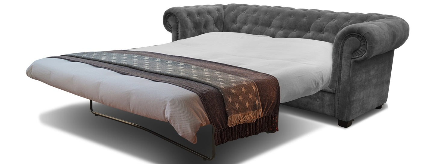 Imperial 2 Seater Sofa Bed - Chocolate