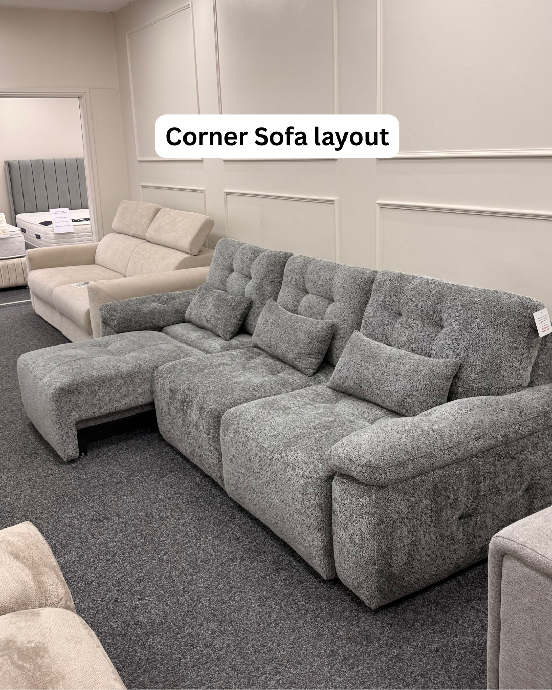 Dallas Electric Sofabed - Grey