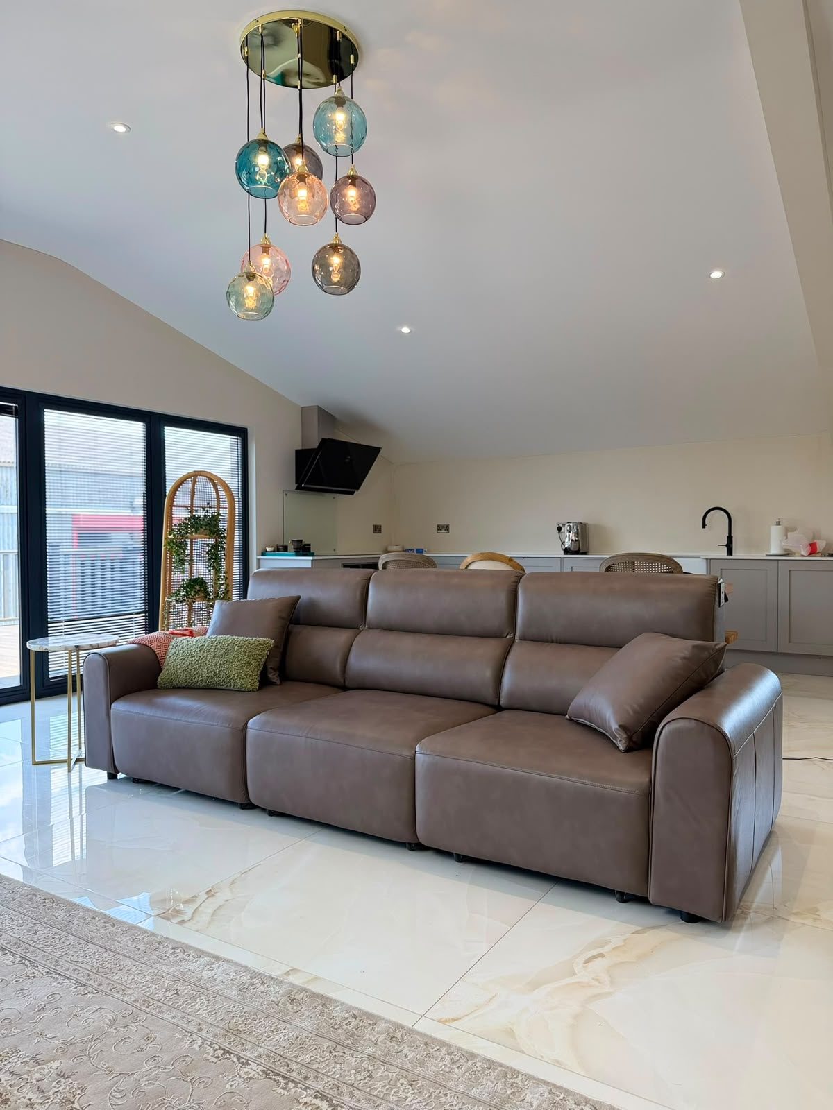 Conway Leather Electric Sofa Bed