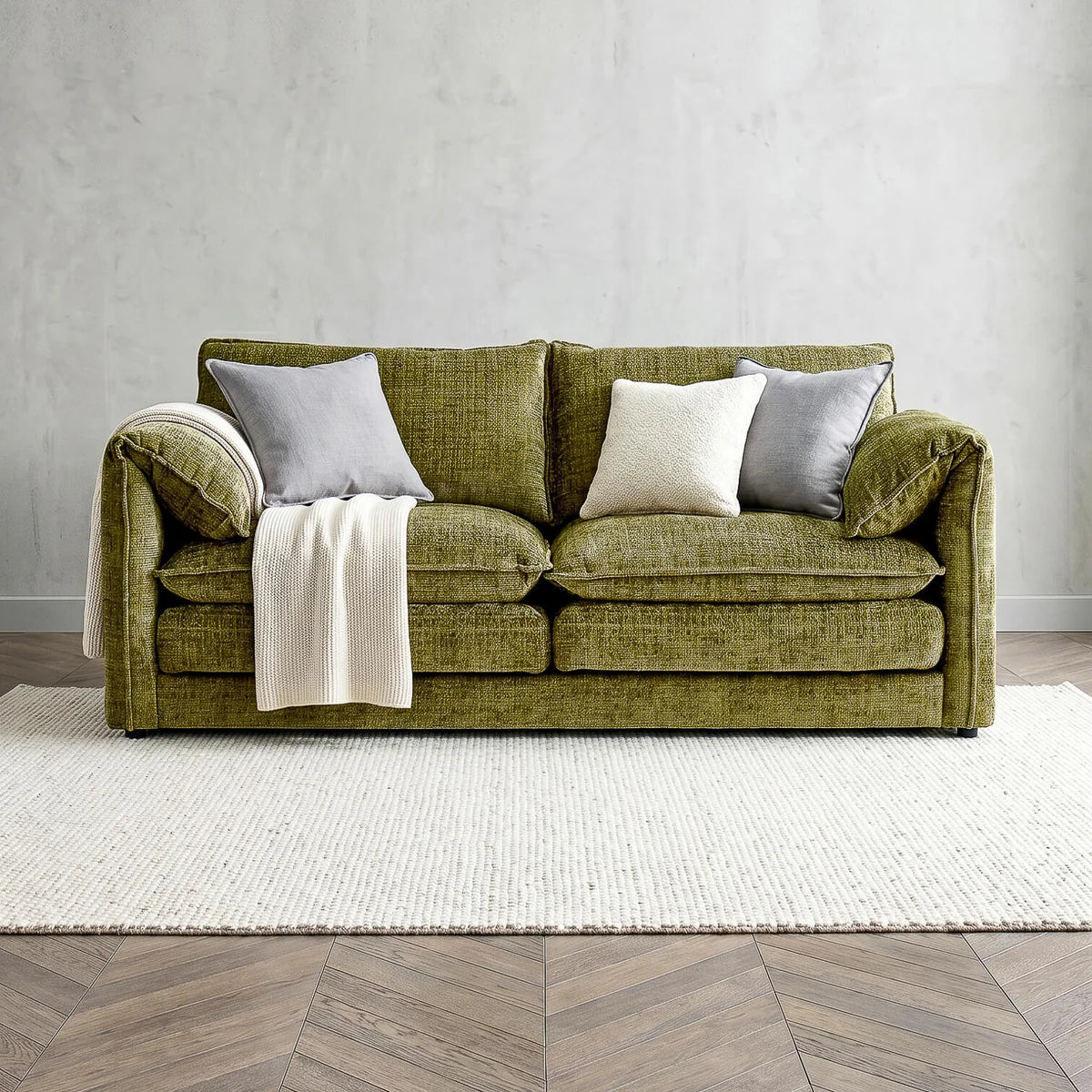 Solaya 3 Seater Sofa - Green