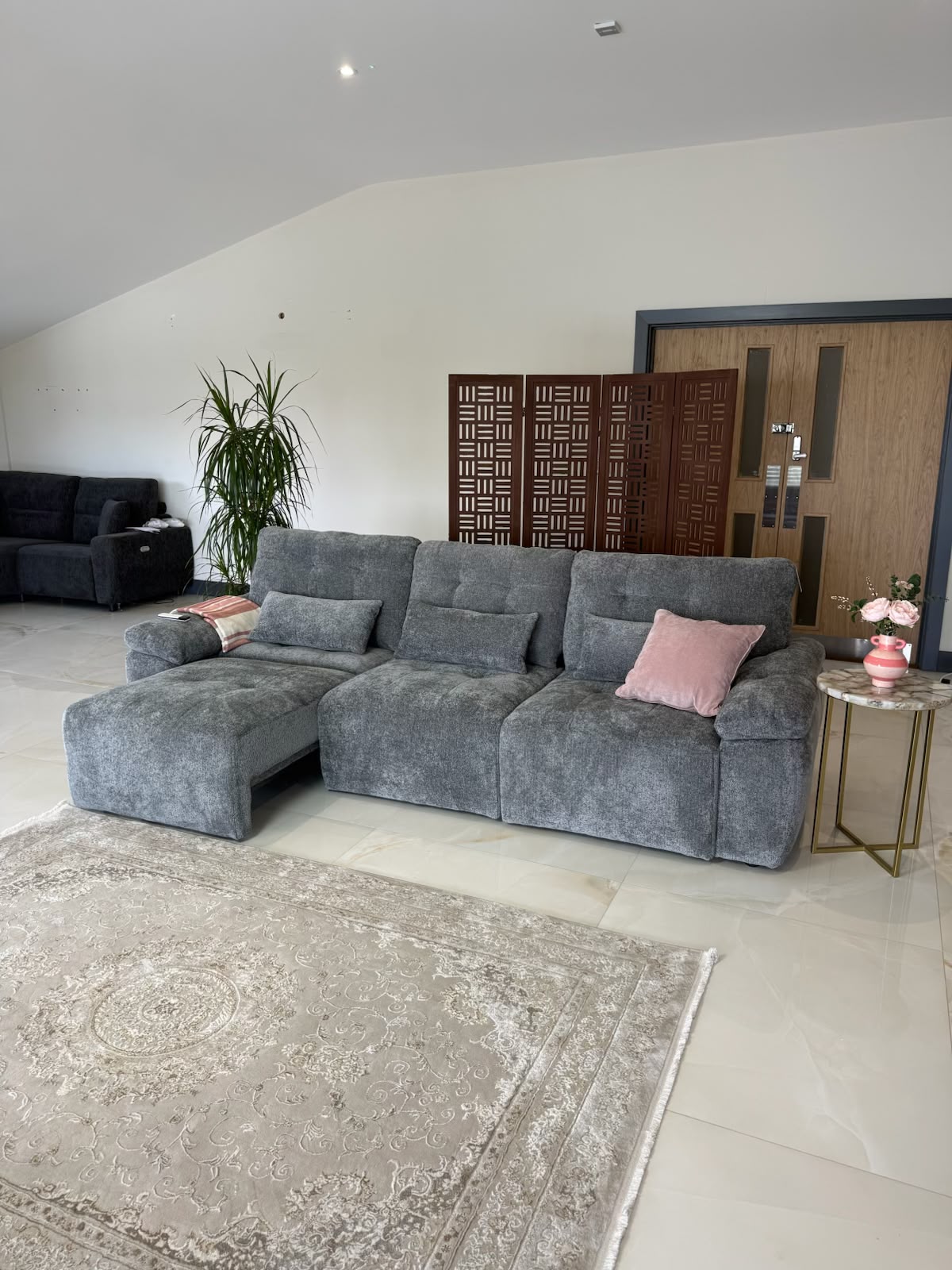 Dallas Electric Sofabed - Grey