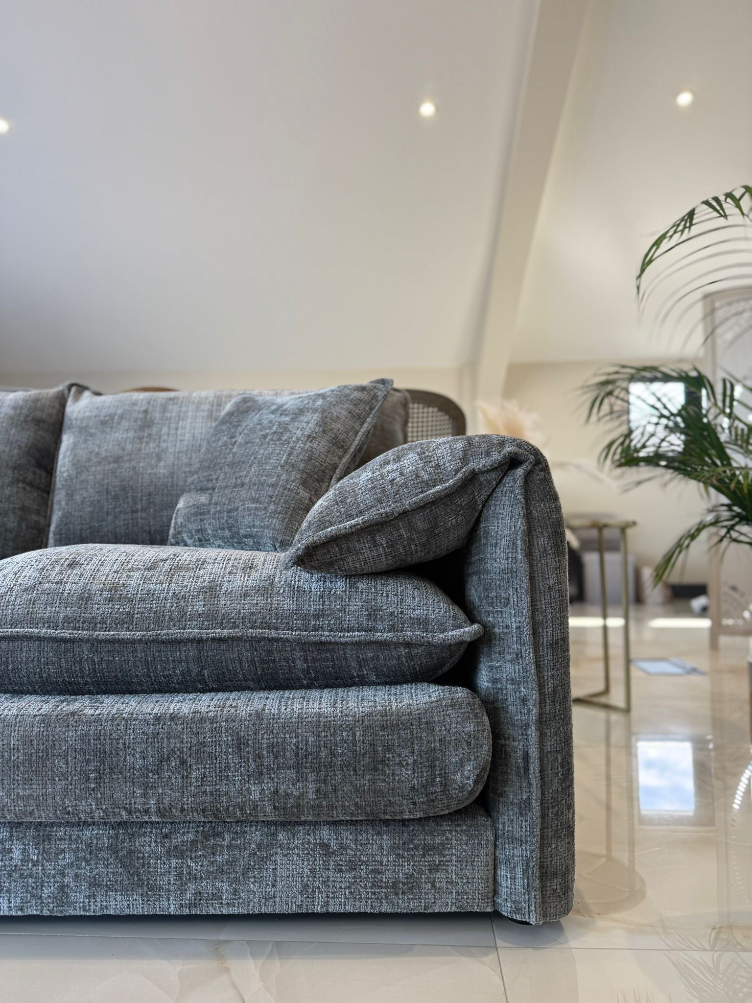 Solaya 3+2 Seater Sofa - Grey