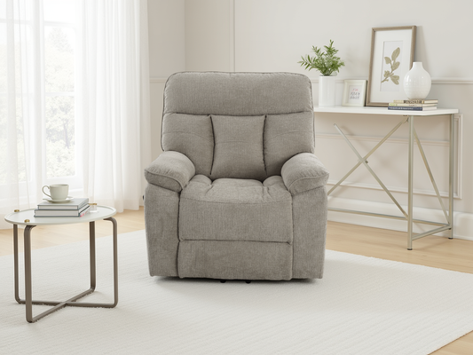 Cornwall Rise and Recline Massage Chair Grey