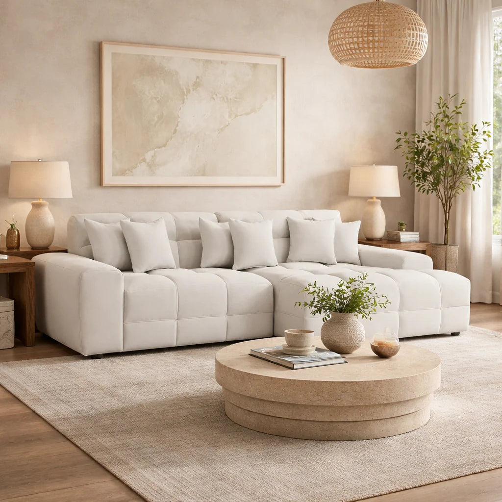 Jacob Sofa Beige Right Hand Facing Corner
