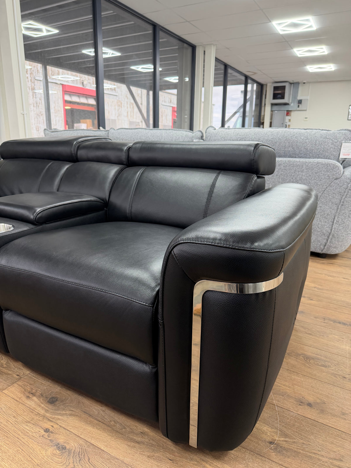 Somerville Electric Recliner 2 Seater Sofa - Black