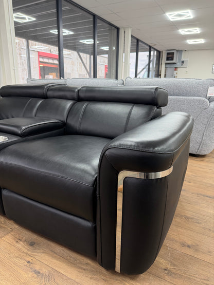 Somerville Electric Recliner 2 Seater Sofa - Black