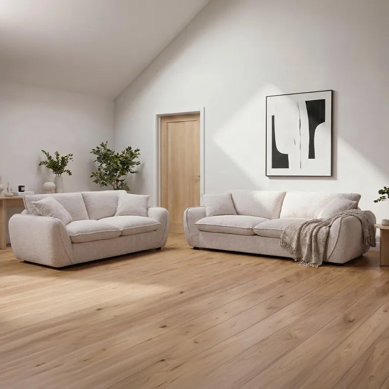 Berlin 3+2 Seater Sofa Set - Beige