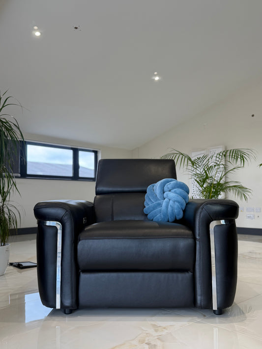 Somerville Electric Recliner Sofa Armchair - Black