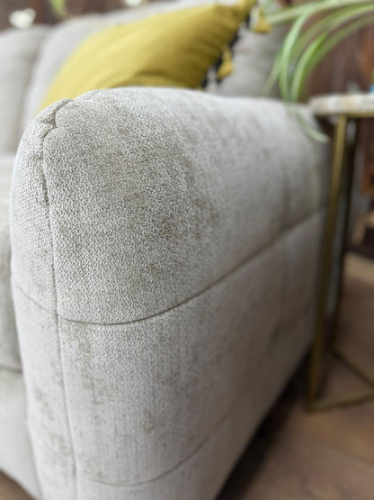 Athens 3 Seater Sofabed - Beige ( Free Mattress )