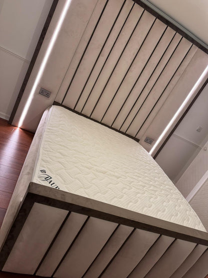 Conrad LED Dimmable Light Bed Frame | Sockets Optional