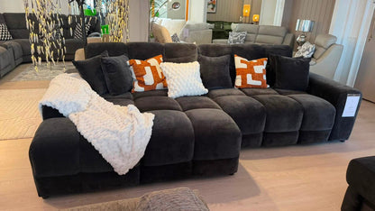 Jacob Sofa Charcoal Left Hand Facing Corner