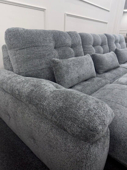 Dallas Electric Sofabed Grey 3 Seater