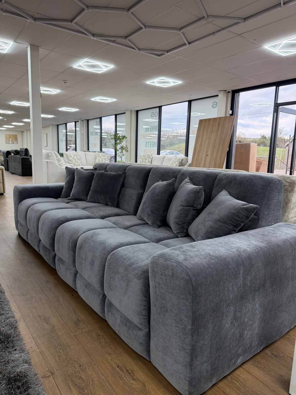 Jacob 4 Seater Sofa - Grey