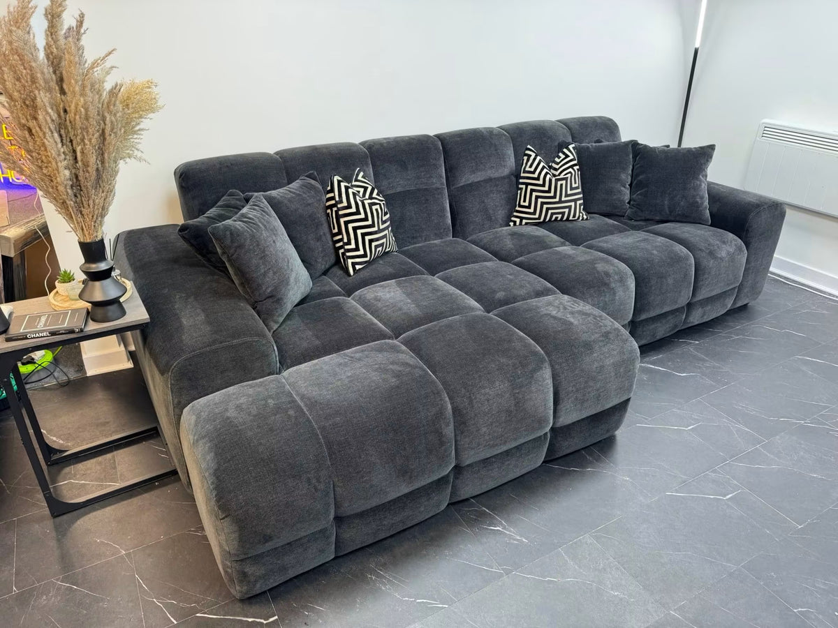 Jacob Sofa Charcoal Left Hand Facing Corner