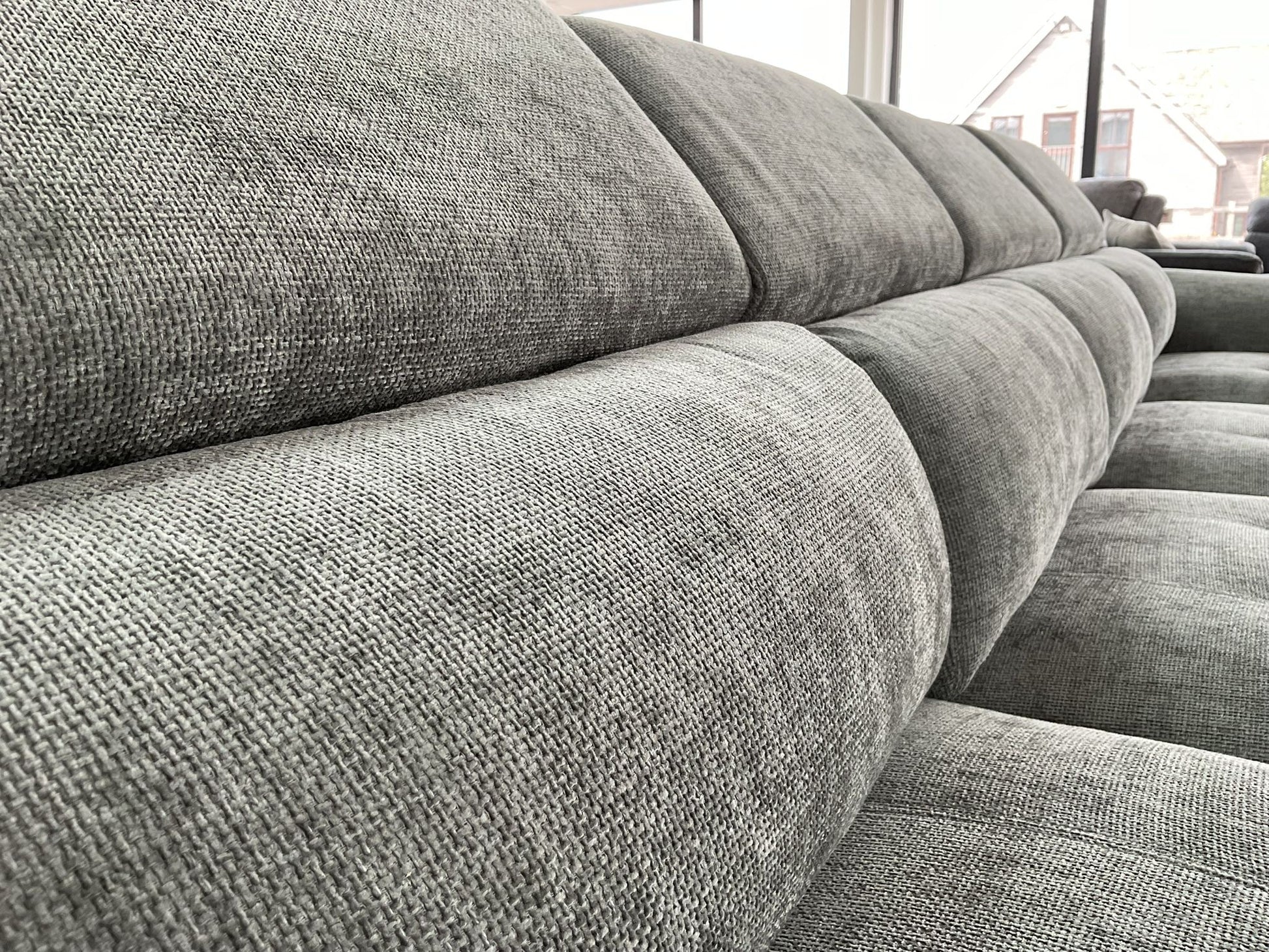 Alaya Storage U Shape Sofabed - Grey
