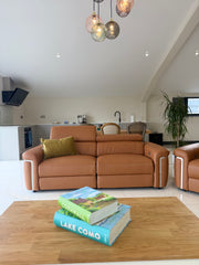 Somerville Electric Recliner 3+2 Seater Sofa - Tan