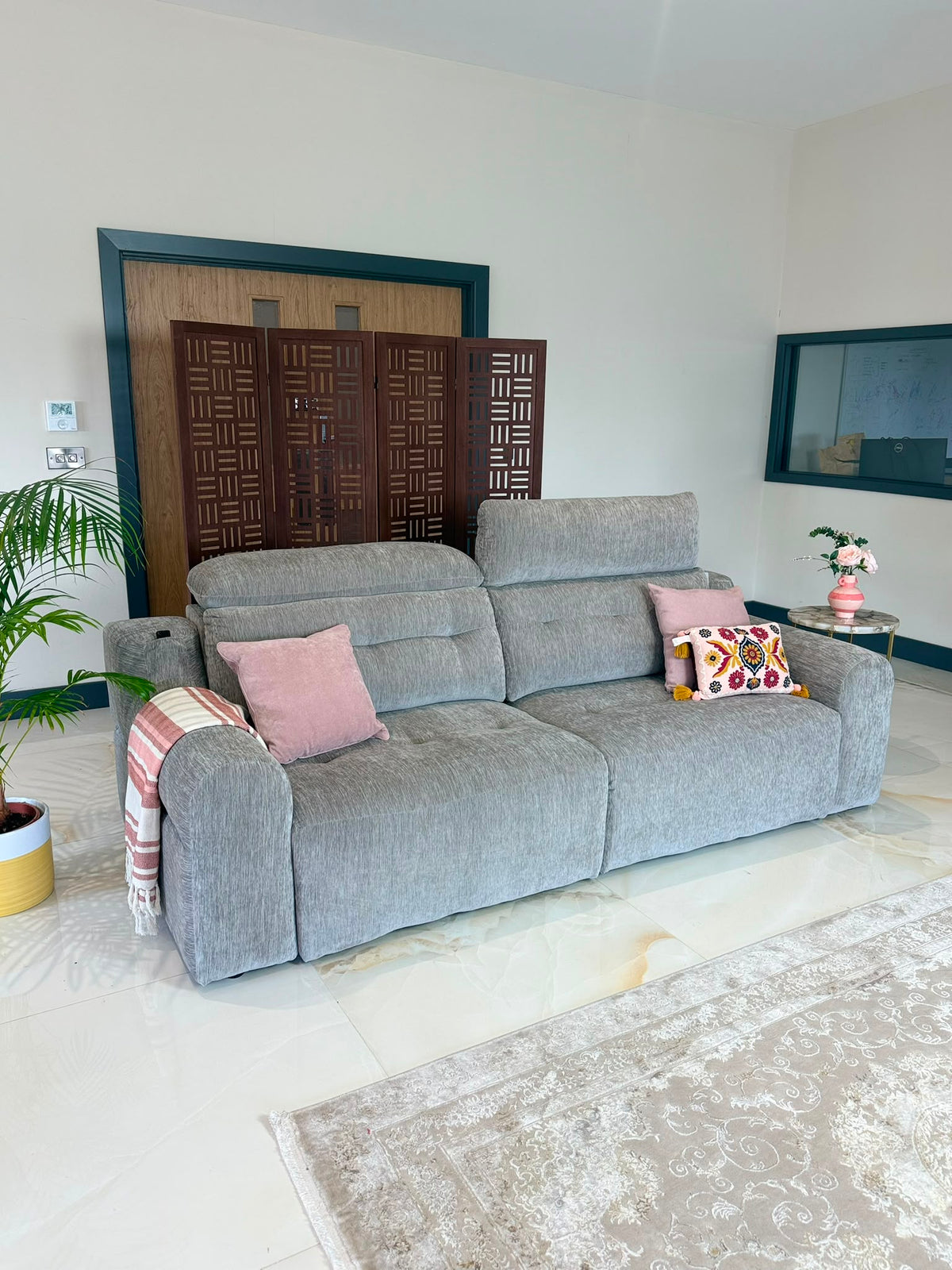 Harrison Electric Sofa Bed - Grey