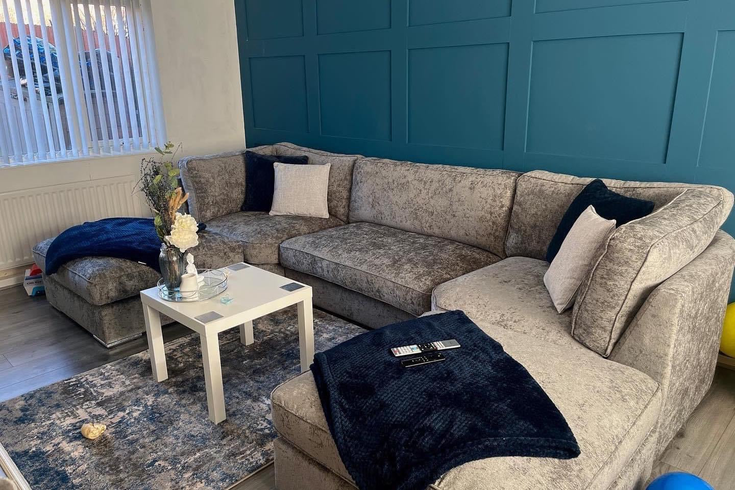 Luxury Bishop U Shape Sofa