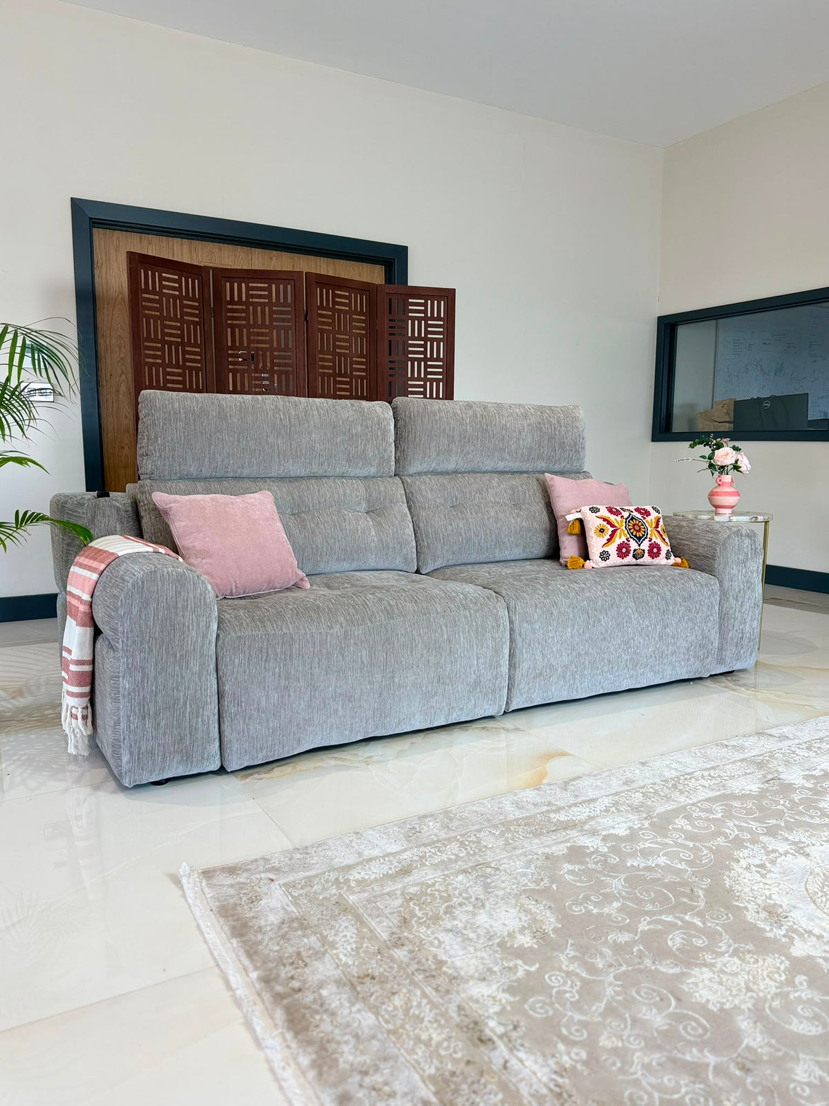Harrison Electric Sofa Bed - Grey