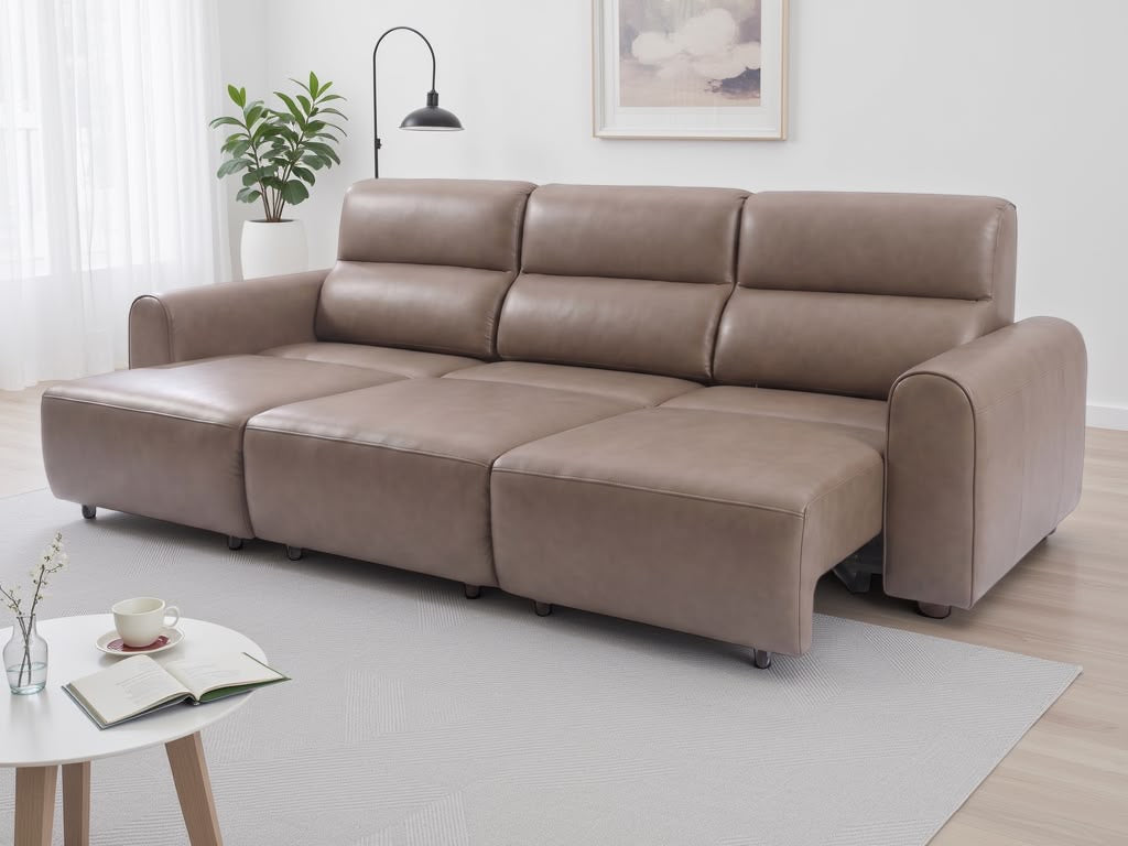 Conway Leather Electric Sofa Bed