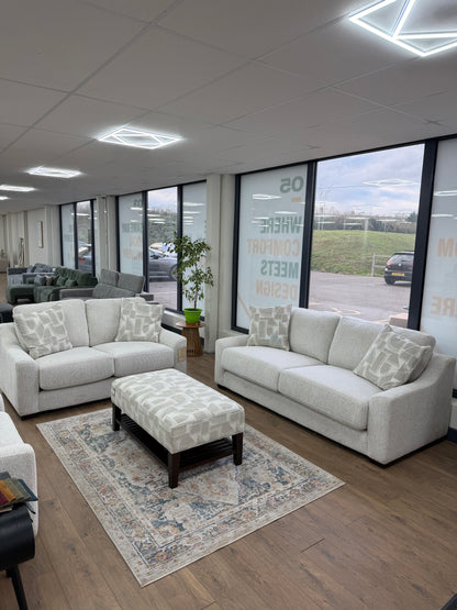 Douglas Beige 3+2 Seater Sofa Set