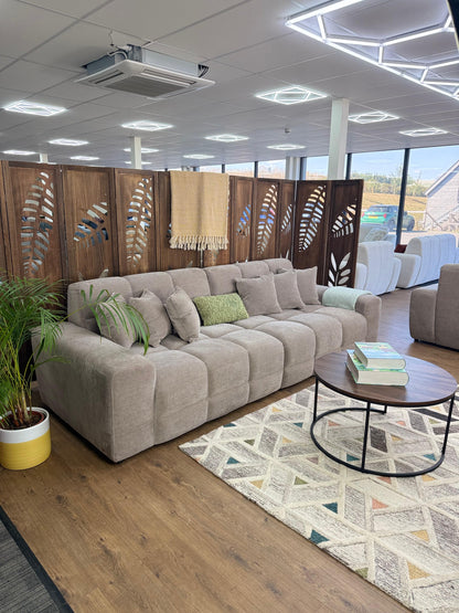 Jacob 4 Seater Sofa - Latte