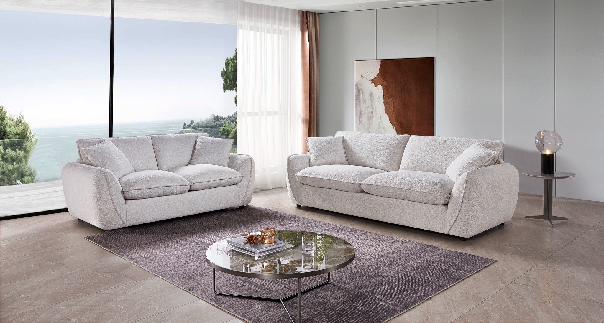 Berlin 3 Seater Sofa - Beige
