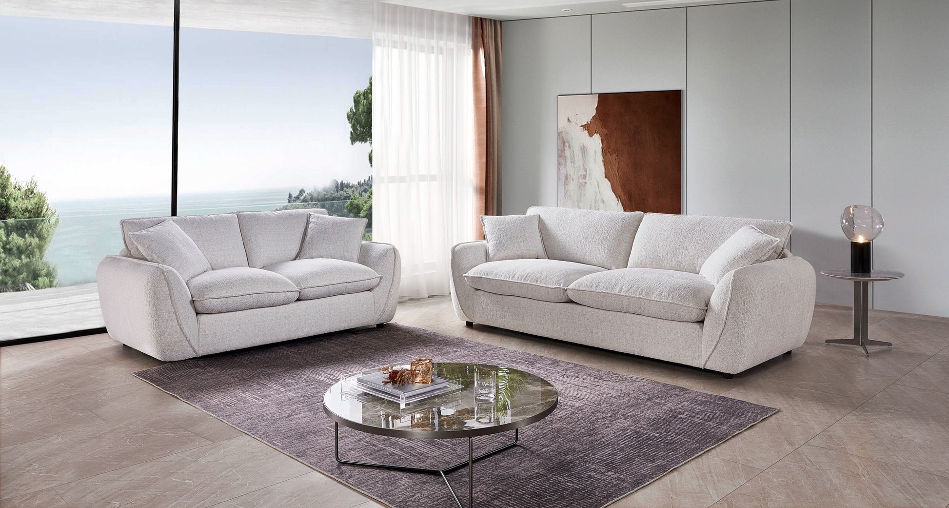 Berlin 3 Seater Sofa - Beige