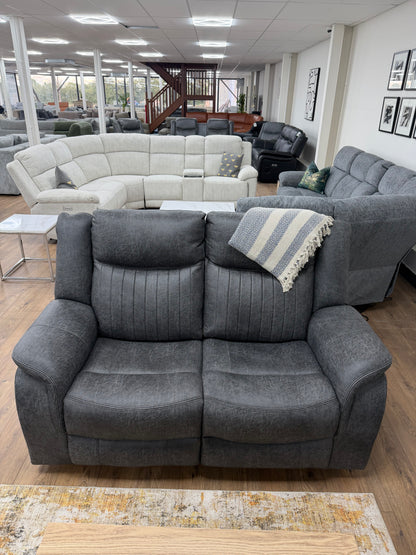Leon Electric Recliner 2 Seater - Grey