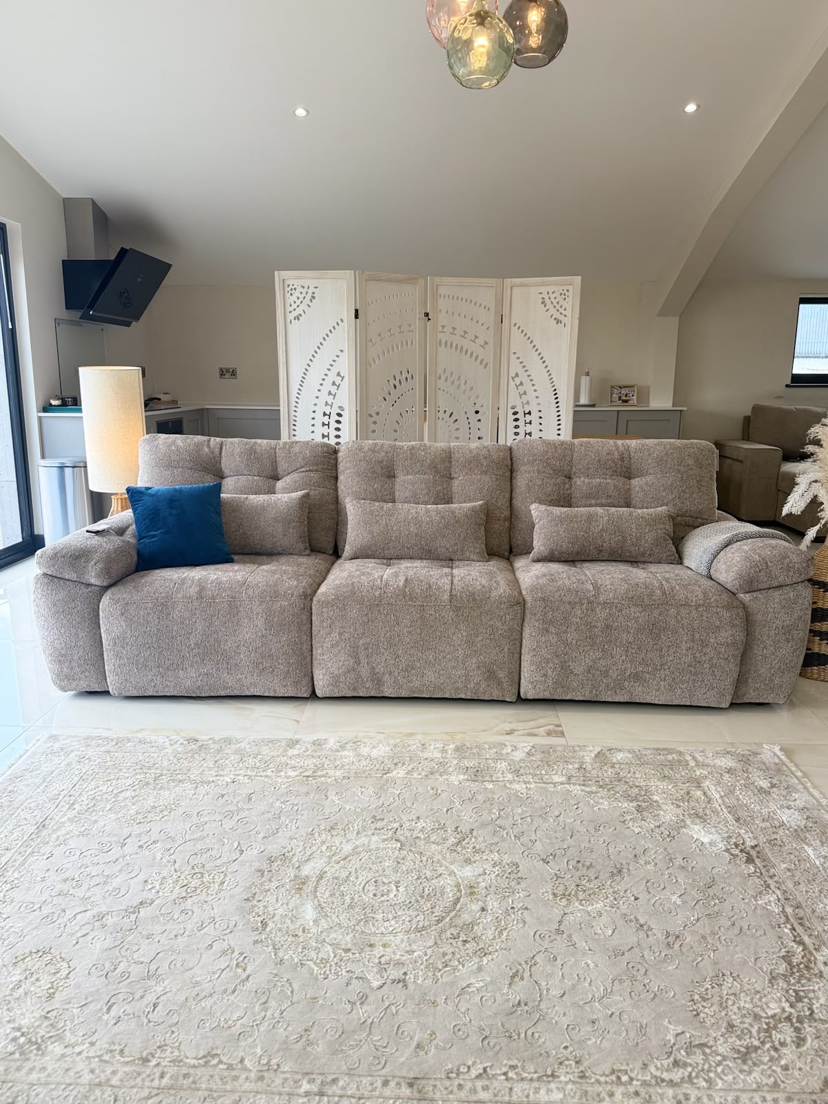 Dallas Electric Sofabed - Beige
