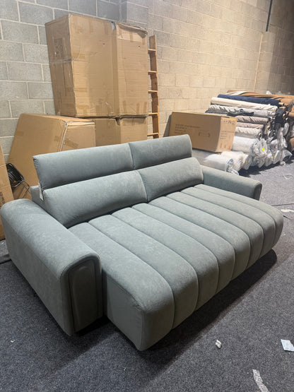 Molly Electric Sofa Bed - Grey Plush Velvet