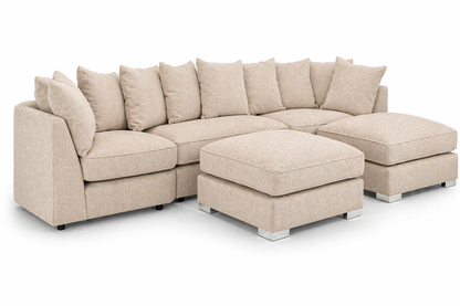 Bishop Alaska Beige U Shape Sofa