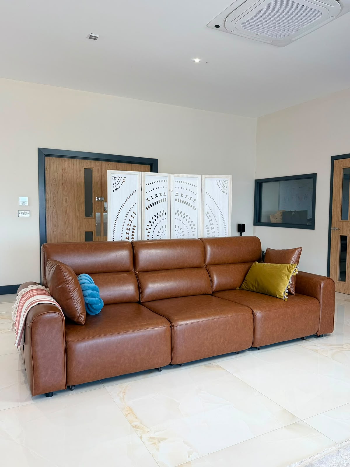 Conway Leather Electric Sofa Bed
