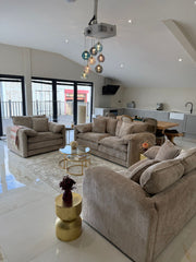Solaya 3+2 Seater Sofa - Beige