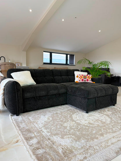 Florida Universal Storage Sofa Bed - Black