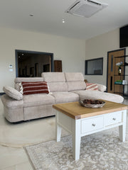 Hudson Universal Corner Sofa Bed - Beige