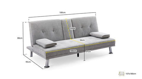 Abberville 3 Seater Sofabed