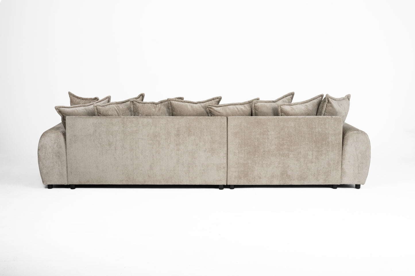 Albane Left Hand Sofa Bed - Mocha