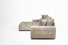 Albane Left Hand Sofa Bed - Mocha