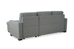 Alder Universal Corner Sofabed With Storage - Grey