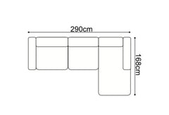 Alia Modular Footstool Corner Sofa