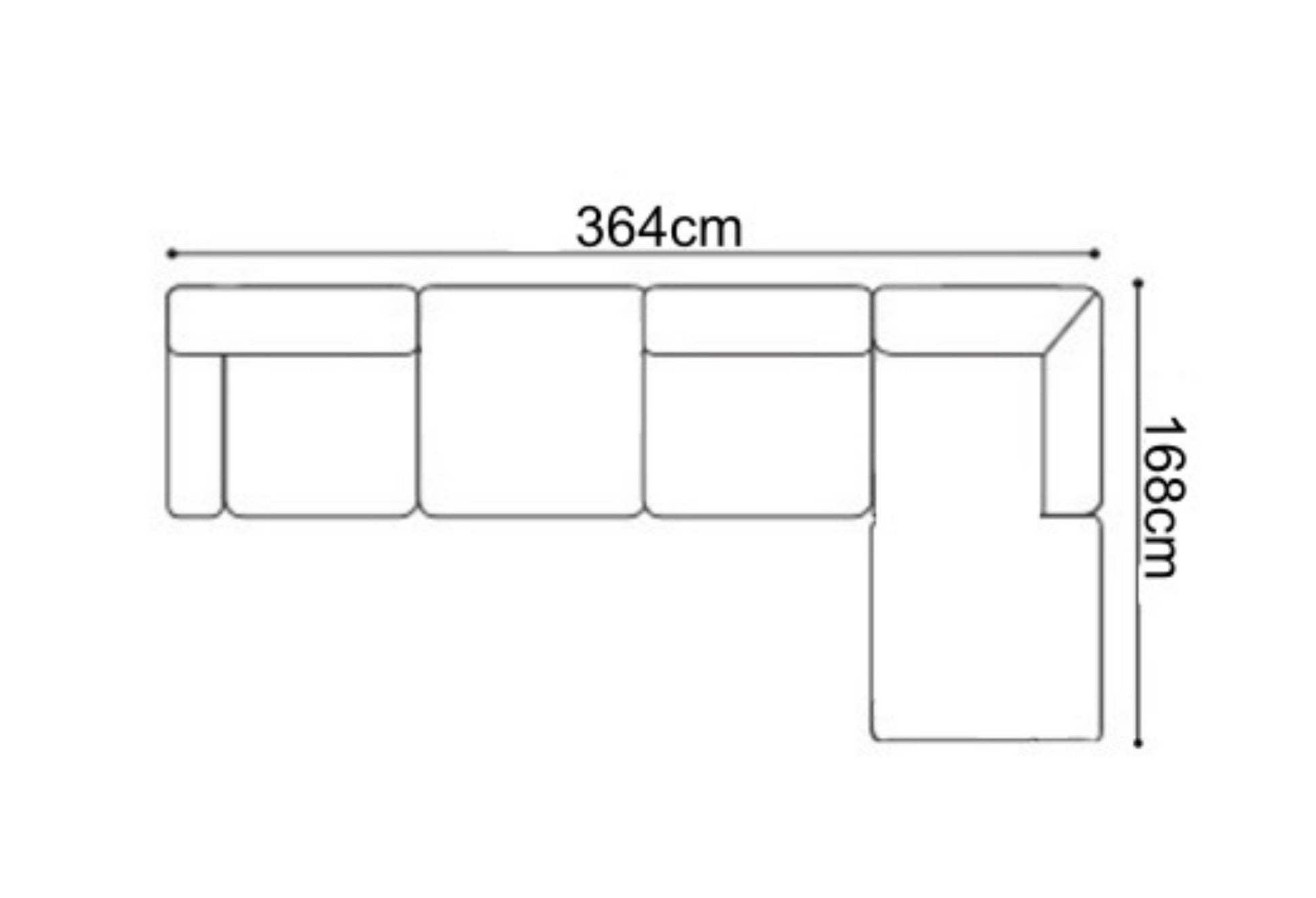 Alia Modular Right Hand Corner Sofa