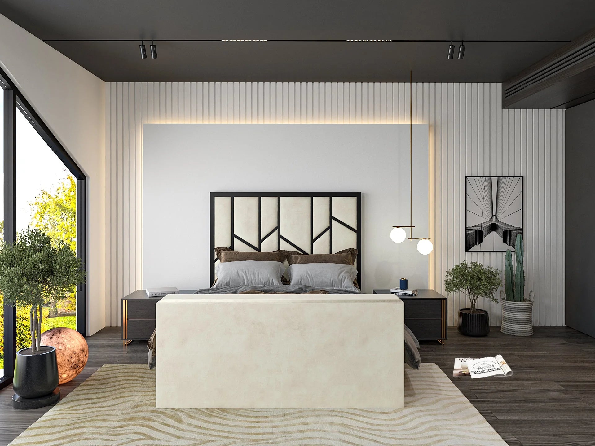 Alicia Metal Electric TV Bed Frame