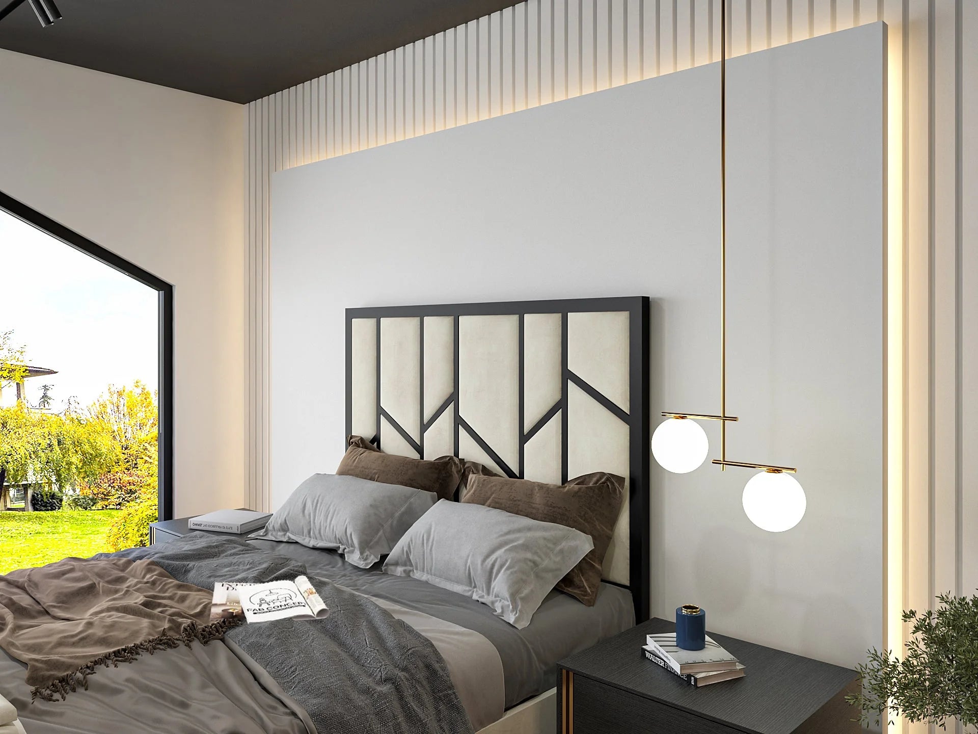 Alicia Metal Electric TV Bed Frame