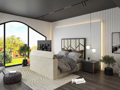 Alicia Metal Electric TV Bed Frame