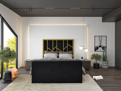 Alicia Metal Electric TV Bed Frame