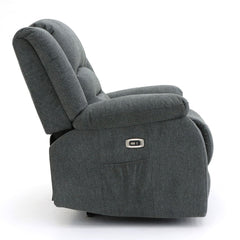 Alva Electric Recliner 3+2 Sofa Set - Graphite